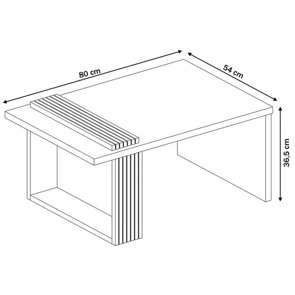Mesa de Centro Retangular 90cm