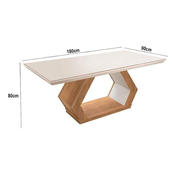 Conjunto de Mesa de Jantar com 6 Cadeiras