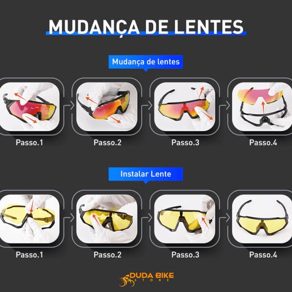 Kit Óculos Polarizado SCVCN POPLAR776