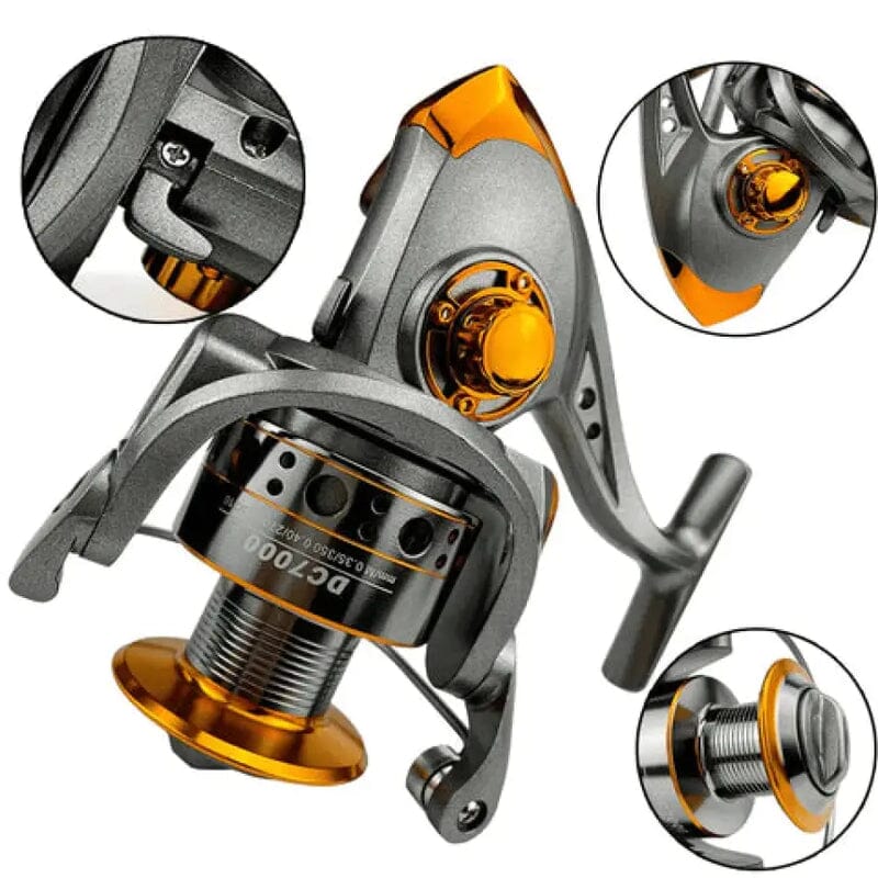 Molinete de Pesca Profissional Drag 12Kg e 13 Rolamentos POPLAR1797