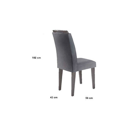 Conjunto de Mesa de Jantar com 6 Cadeiras
