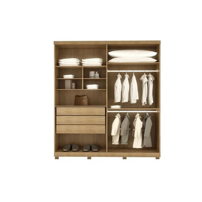 Guarda-Roupa Solteiro 4 Portas 3 Gavetas