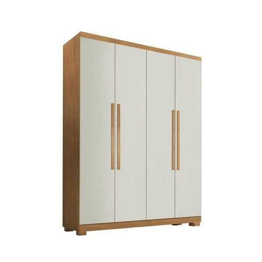 Guarda-Roupa Solteiro 4 Portas 3 Gavetas
