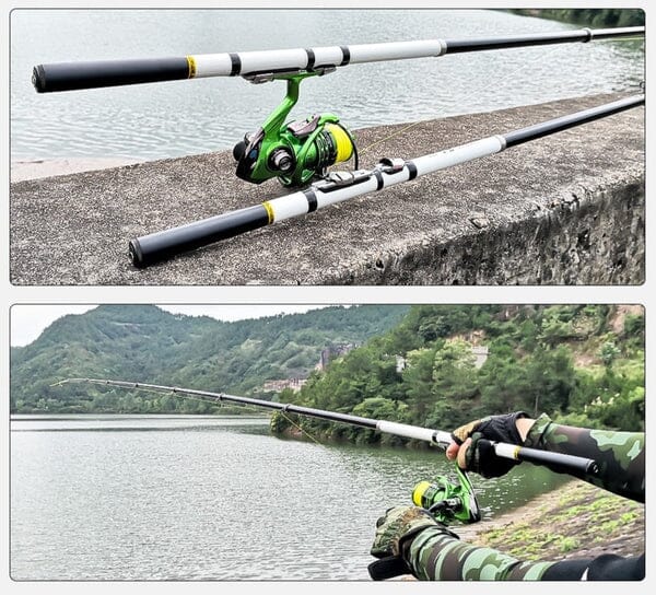 Vara Premium Ultra Light Telescópica de Carbono JOSBY Fishing POPLAR1412